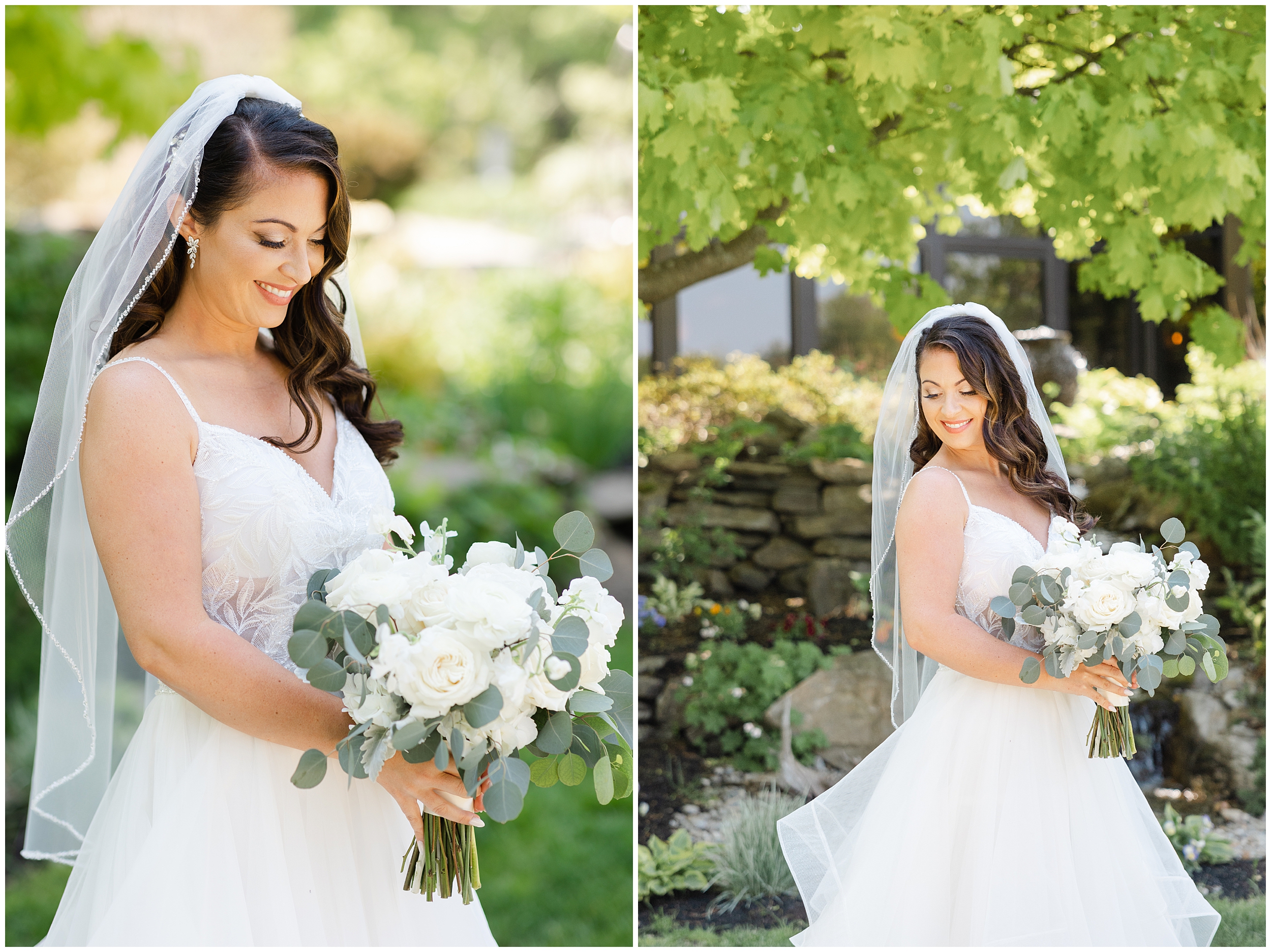 Spring wedding at birchwood vineyards bride
