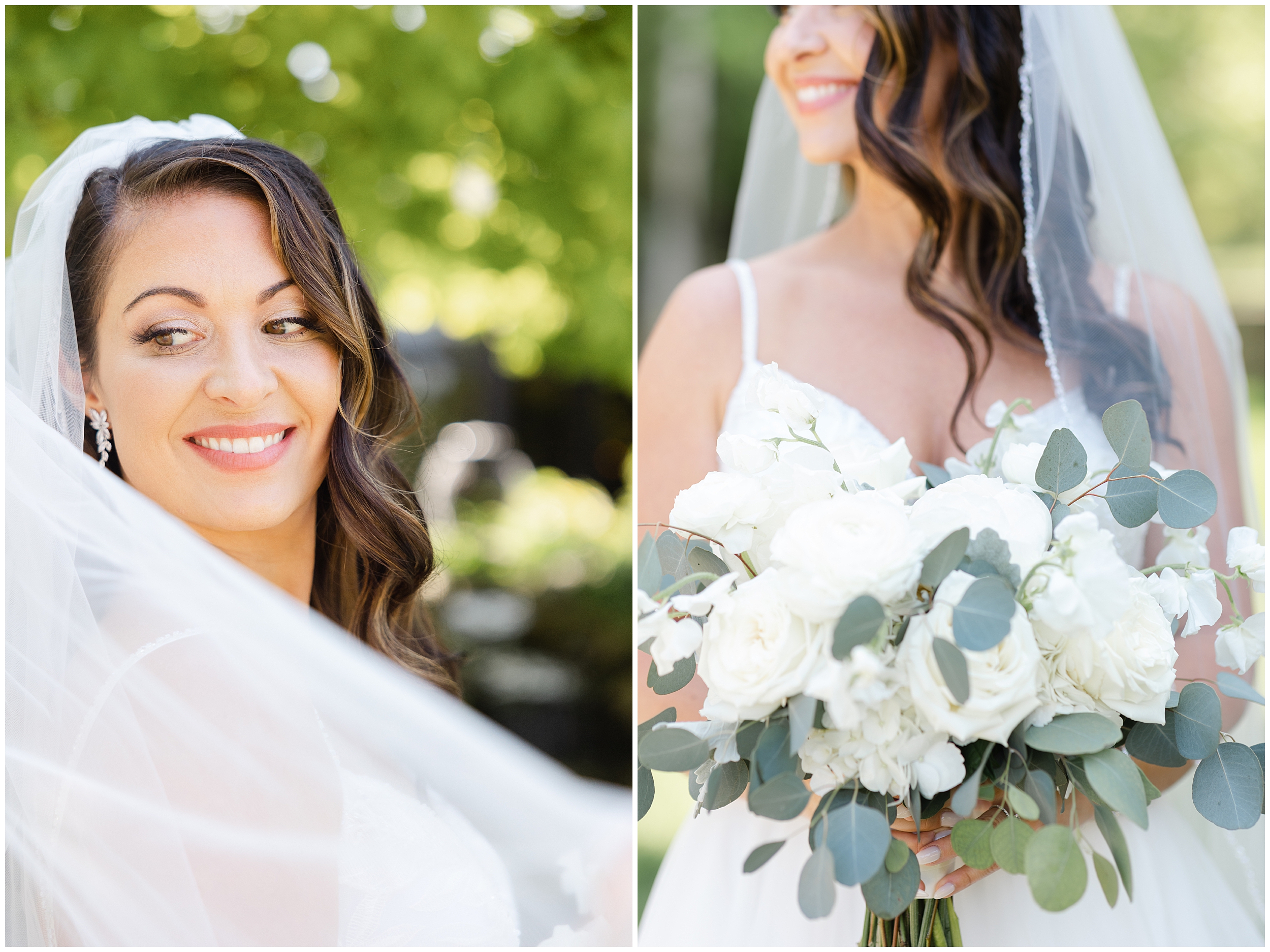 Spring wedding at birchwood vineyards bride