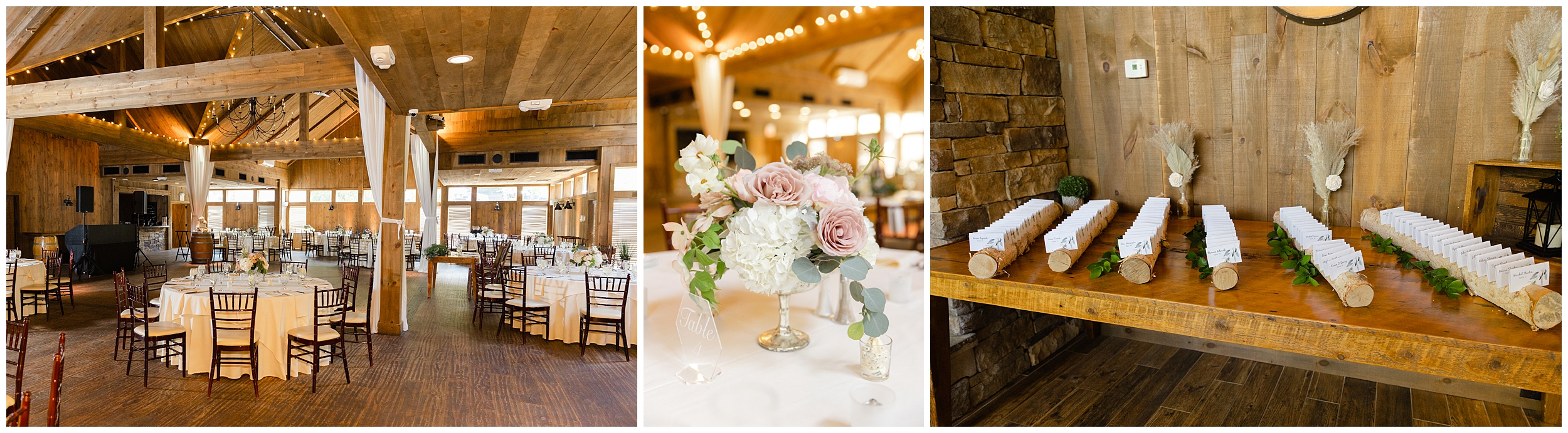 reception room at birchwood vineyards
