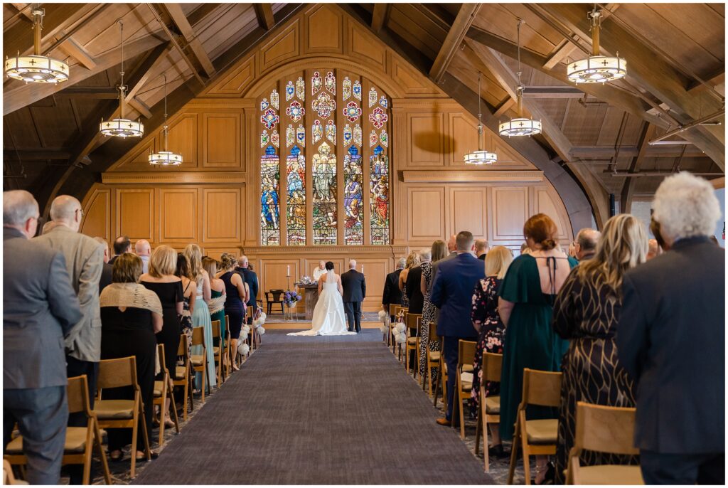 Spring ceremony at merrimack college 