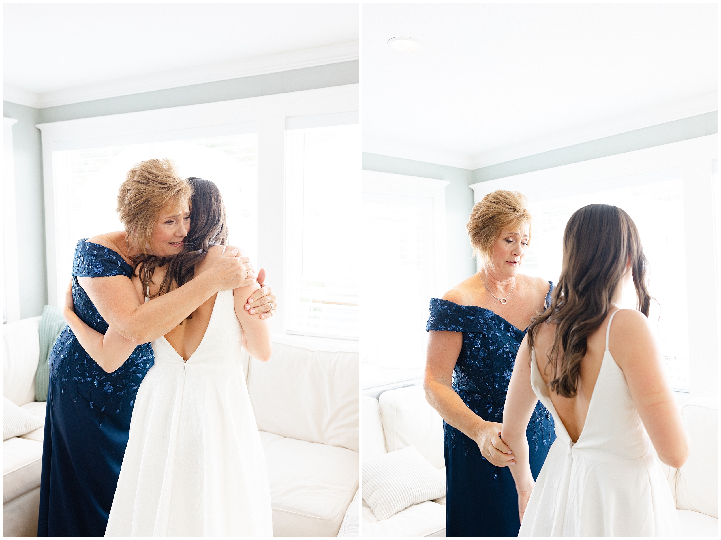 mother and daughter wychmere beach club wedding
