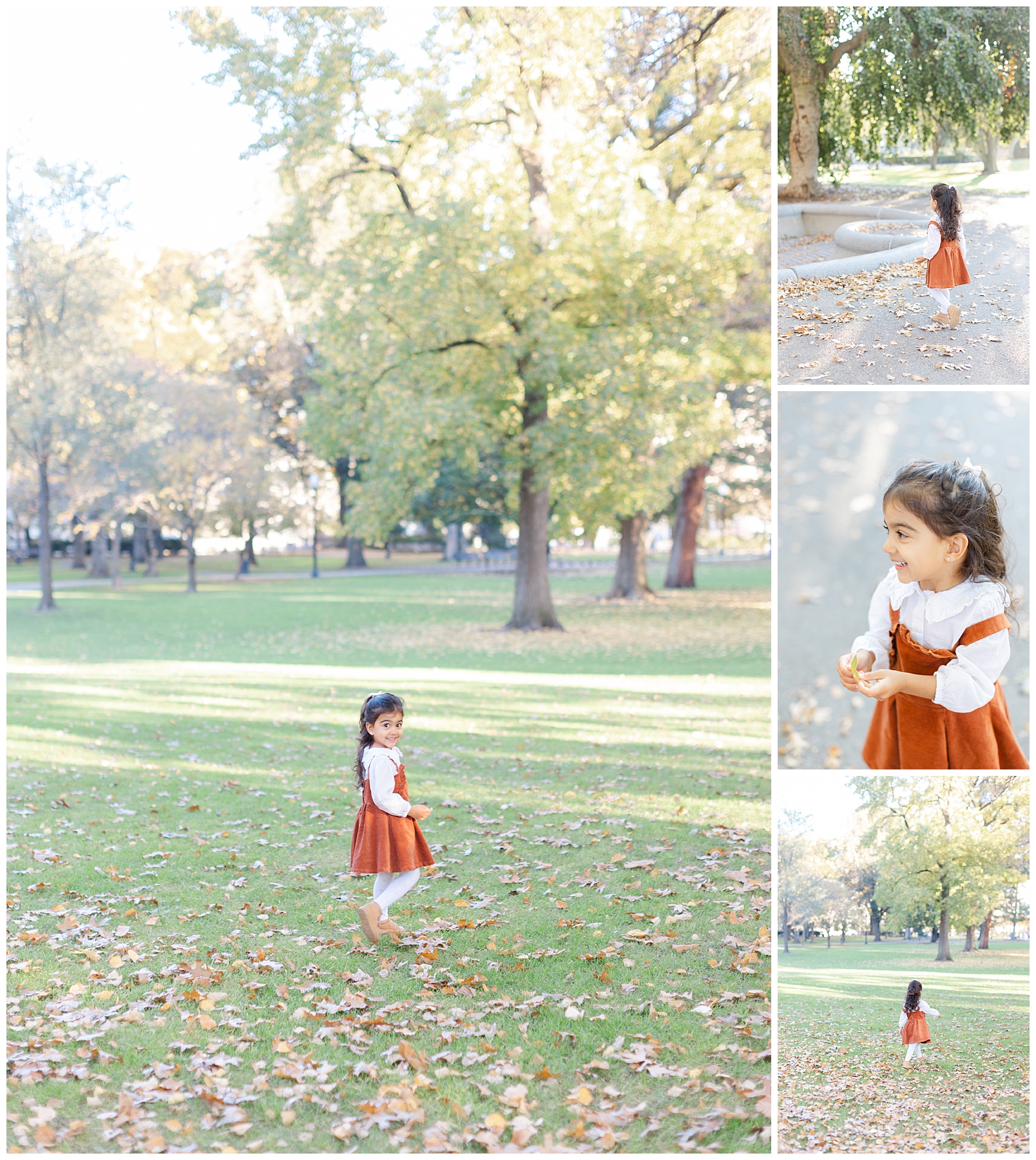 Family session Boston Public Garden