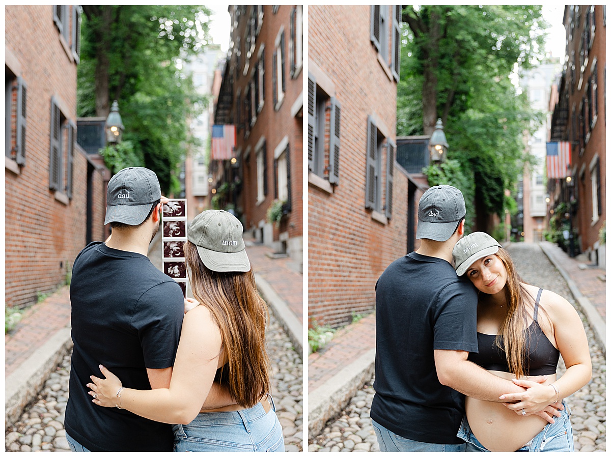 Mom and Dad hat maternity