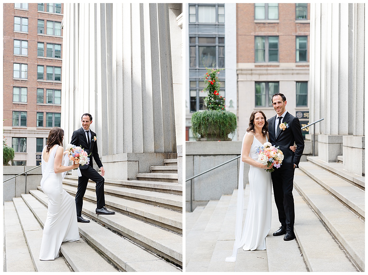 wedding in the Financial District of Boston