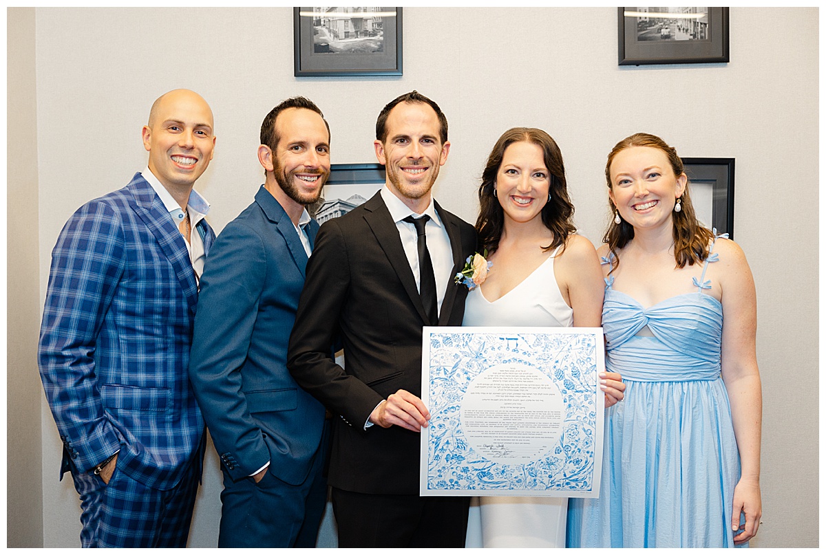 Signing the Ketubah