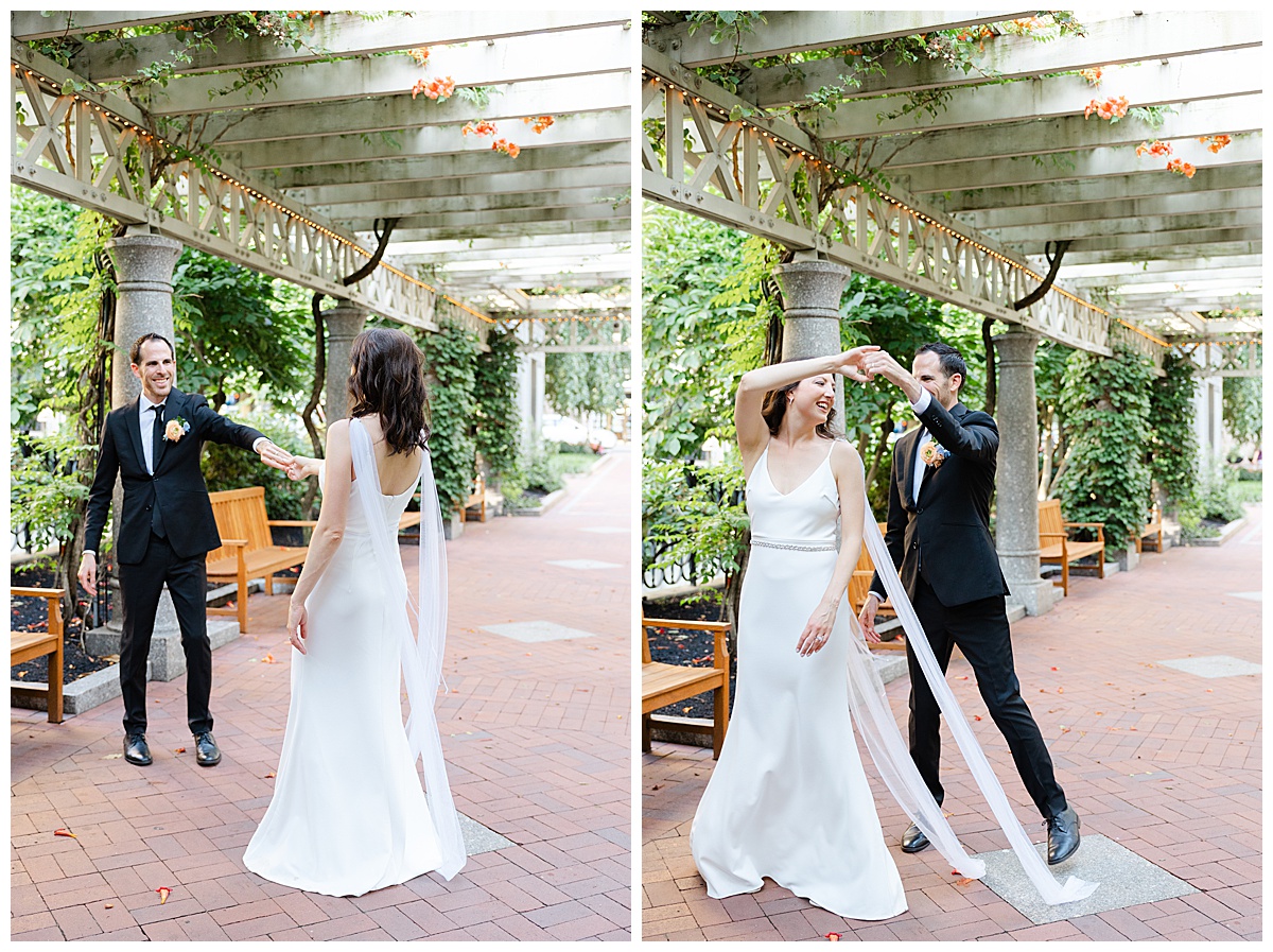 wedding in the Financial District of Boston