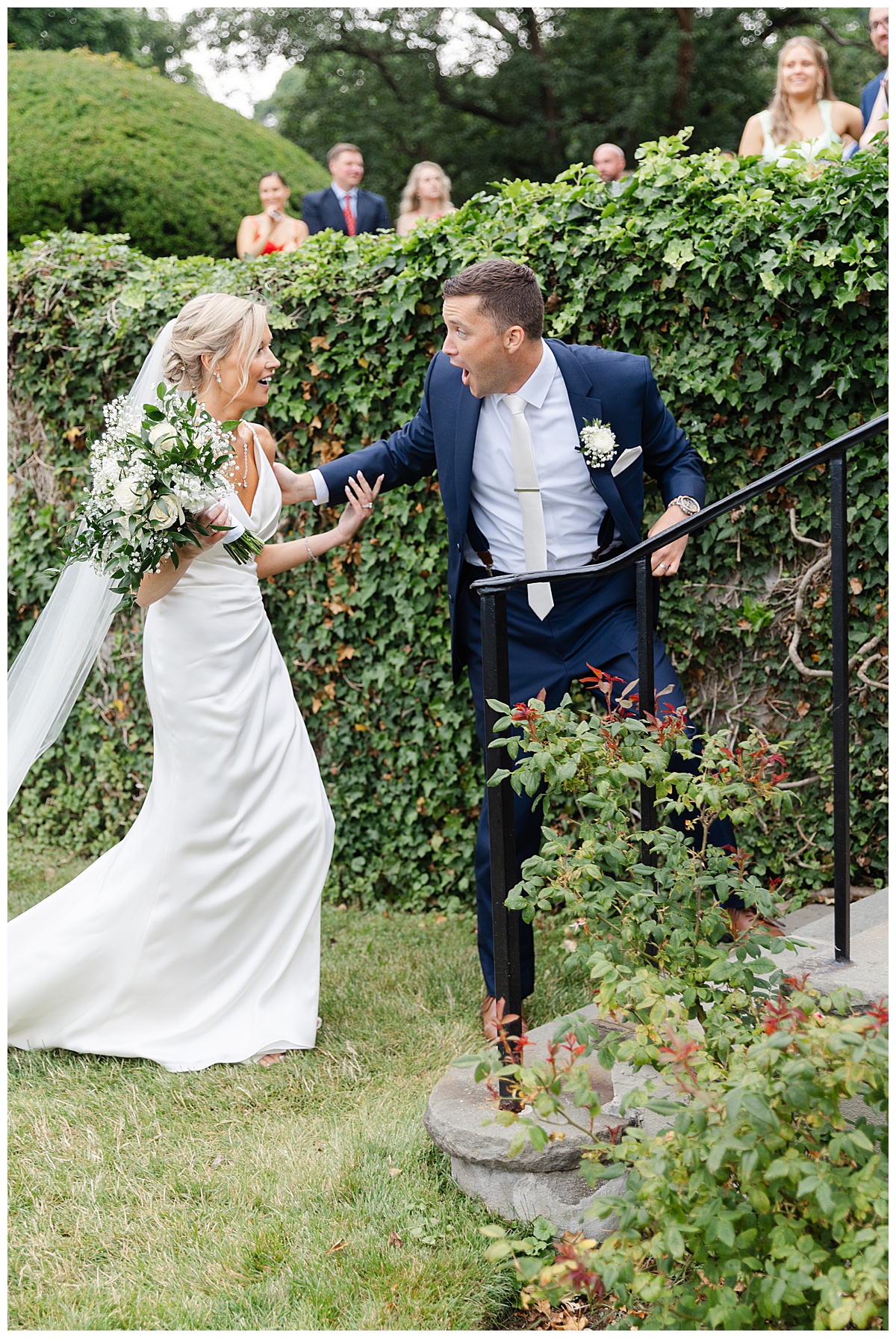 Bride and Groom after ceremony 