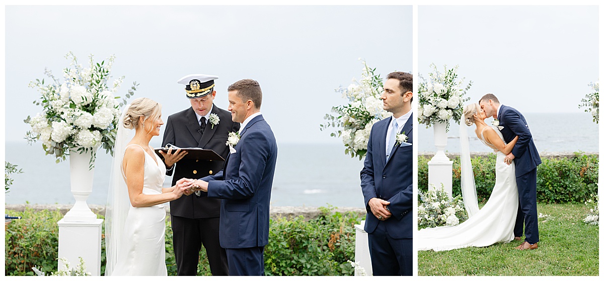 Bride and Groom exchanging vows 