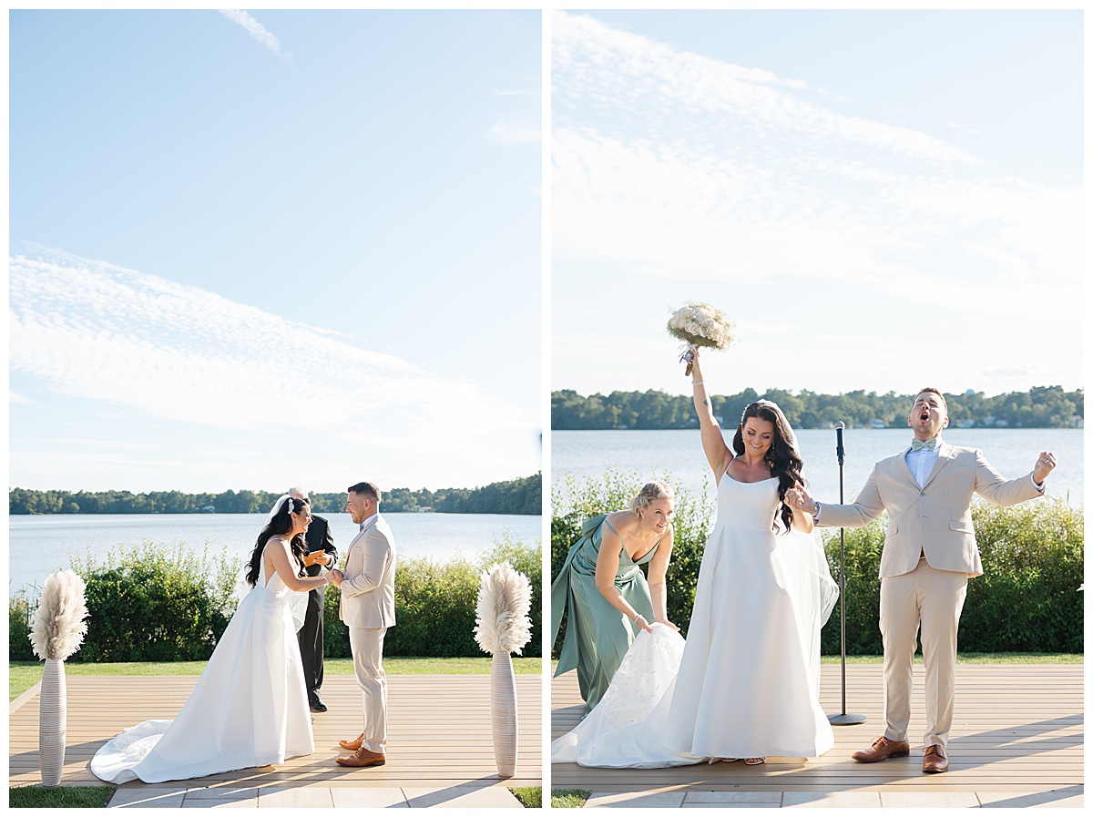 Wedding at the lakehouse