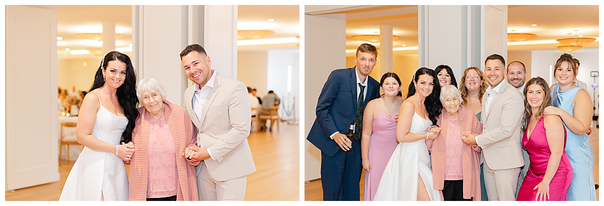 Grandkids with Grandmother at Wedding