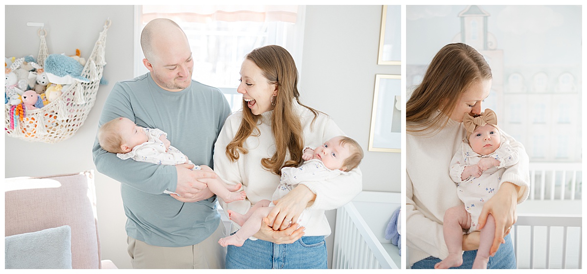 Twin Family In Home Session 