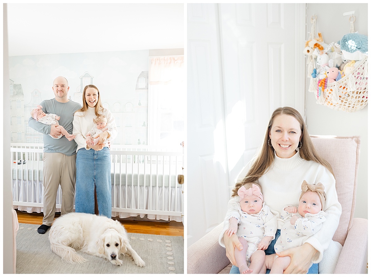 Twin Family In Home Session 