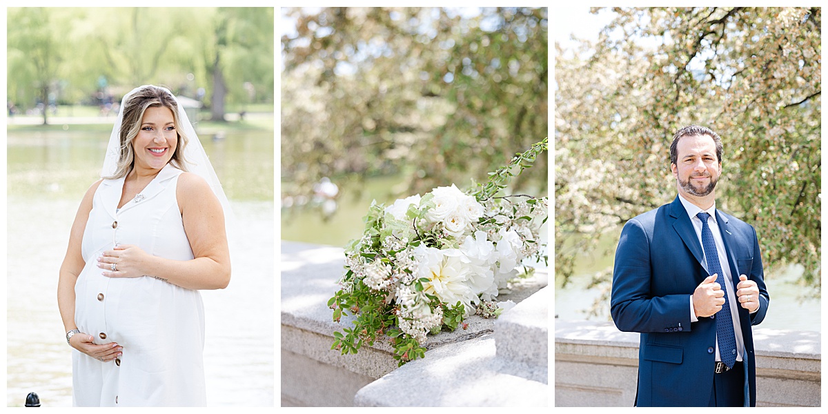 Boston Elopement while Pregnant 